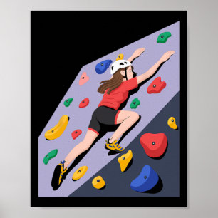 Indoor Rock Climbing Wall Art