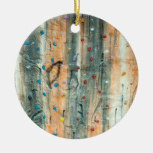 Indoor Rock Climbing Wall Ceramic Tree Decoration
