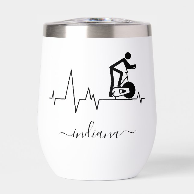 Indoor Spinning Cycle and Heartbeat Bikers Custom (Front)