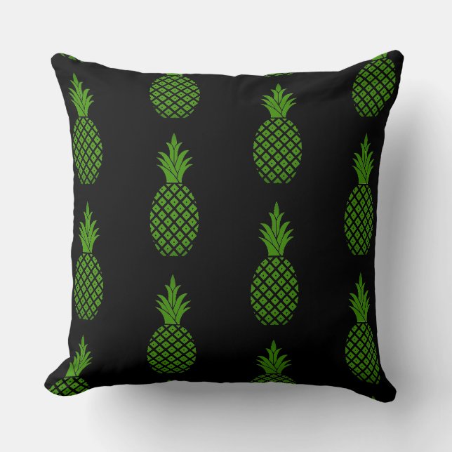 Indoor Throw Pillow-Pineapples Cushion (Front)