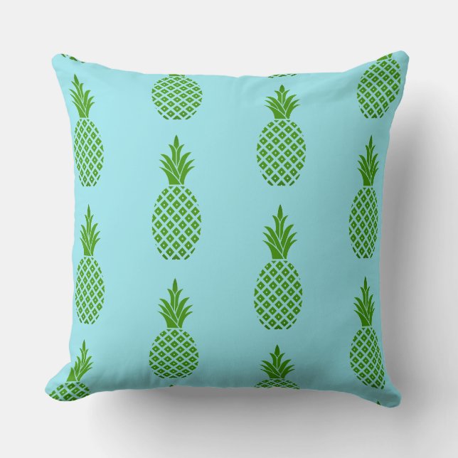 Indoor Throw Pillow-Pineapples Cushion (Front)
