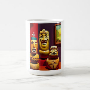 Indoor Tiki Life Ken Gauge Art Coffee Mug