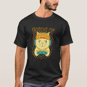 Indoors Cat Gamer T-Shirt