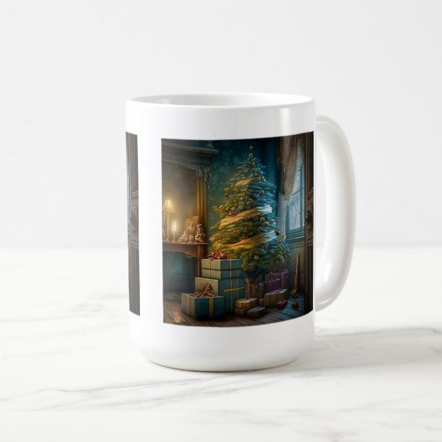 Indoors Christmas Tree Classic Mug, 15 oz  Coffee Mug (Front Right)