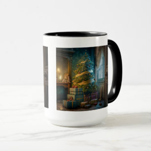 Indoors Christmas Tree Combo Mug, 15 oz  Mug