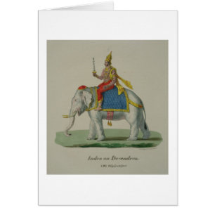 Indra, engraved by Marlet et Cie (colour litho)