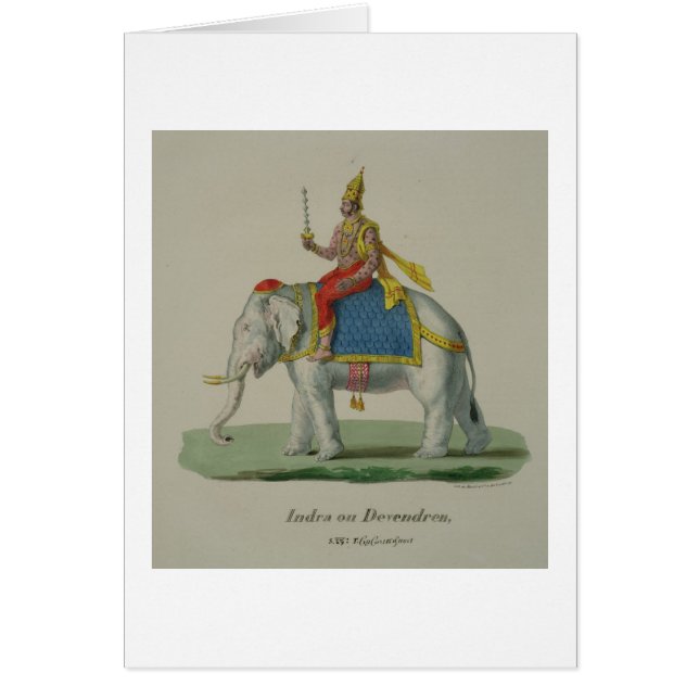 Indra, engraved by Marlet et Cie (colour litho) (Front)