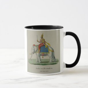 Indra, engraved by Marlet et Cie (colour litho) Mug