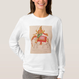 Indra, God of Storms, riding on an elephant T-Shirt