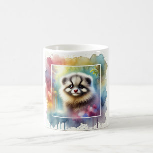 Indri in Light 031124AREF145 - Watercolor Coffee Mug