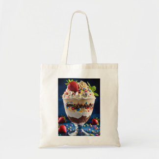 Indulgent Ice Cream Sundae Delight  printed bag