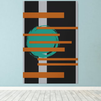 Industrial abstract art canvas print