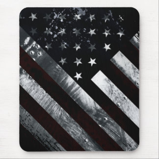Industrial American Flag Mouse Mat
