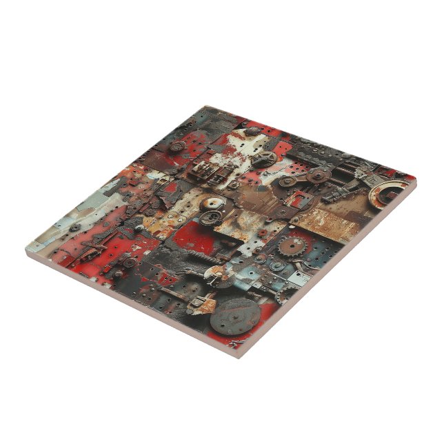 Industrial Art Ceramic Tile (Side)