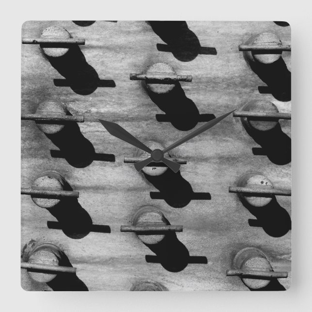 Industrial Art Photograph  Square Wall Clock (Front)