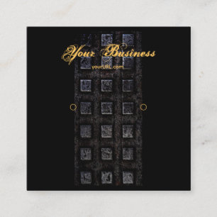 Industrial Black Earring Holder Display Cards