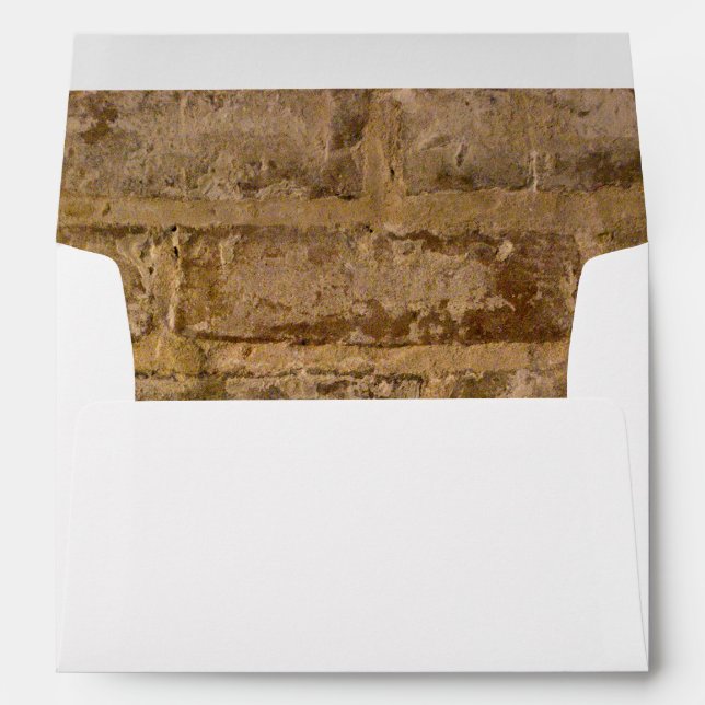 Industrial Chic Bricks Envelopes (Back (Bottom))