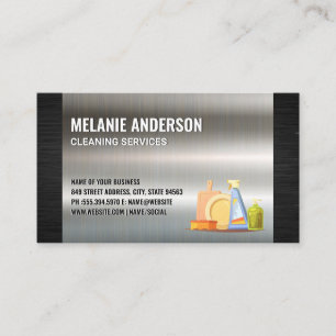 Industrial Cleaning Supplies Business Card