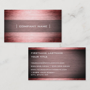 Industrial Contractor Business Card