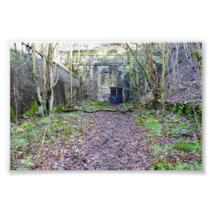 Industrial Decay: Wheatley Tunnel Entrance Halifax Photo Print