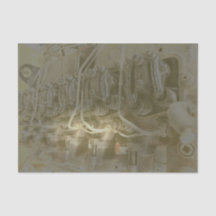 Industrial Engine Decoupage Tissue Paper