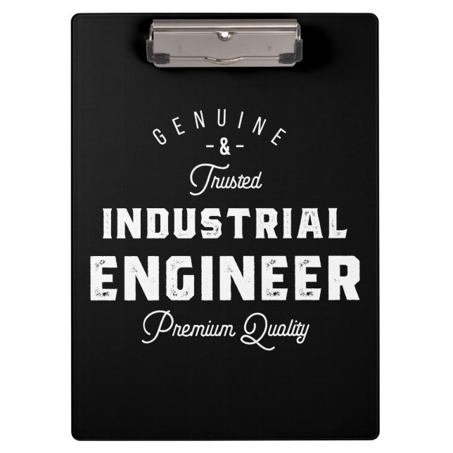 Industrial engineer, cool, engineer, engineering, clipboard (Front)