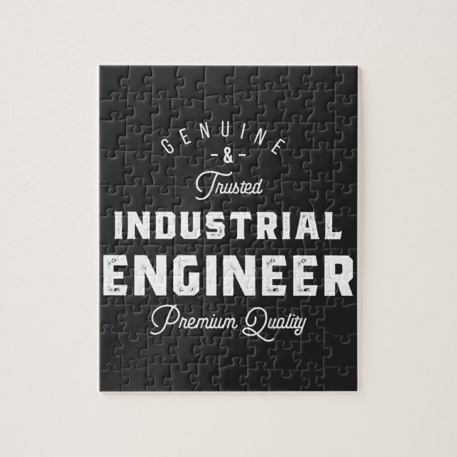 Industrial engineer, cool, engineer, engineering, jigsaw puzzle (Vertical)