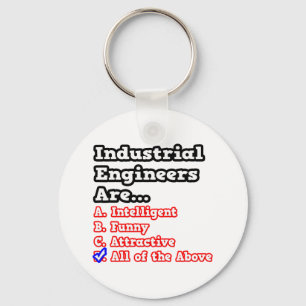 Industrial Engineer Quiz...Joke Key Ring
