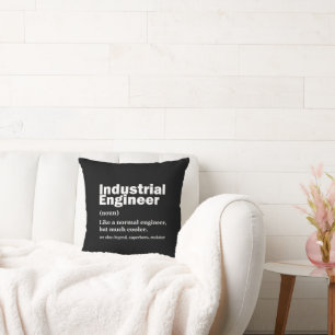 Industrial Engineering Funny Engineer Cushion