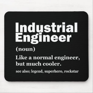 Industrial Engineering Funny Engineer Mouse Mat