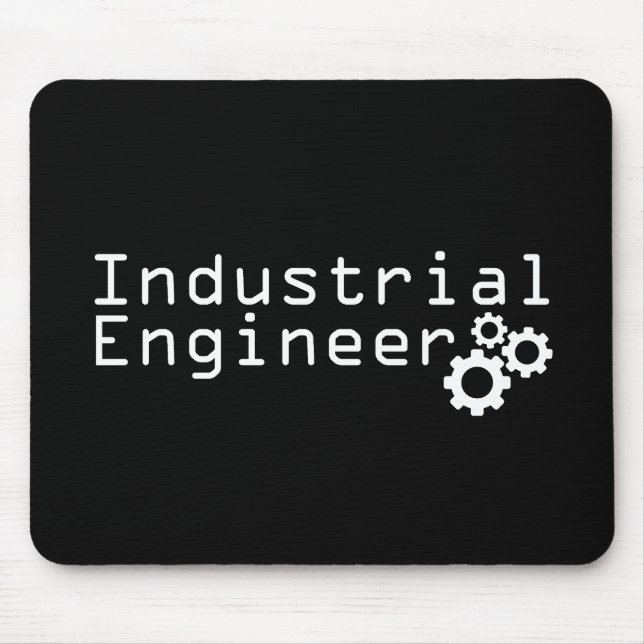 Industrial Engineering Funny Engineer Mouse Mat (Front)