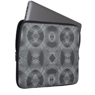 Industrial Kinetic Ripples Laptop Sleeve