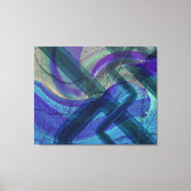 Industrial Landscape Abstract 4 stretched canvas Print (Front)