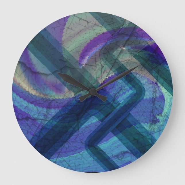 Industrial Landscape Abstract Clock (Front)