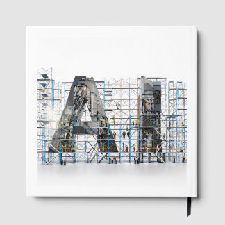 Industrial Letterform – AI Guest Book