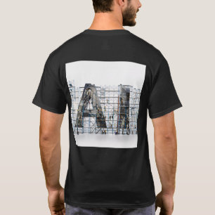 Industrial Letterform Architecture Art T-Shirt