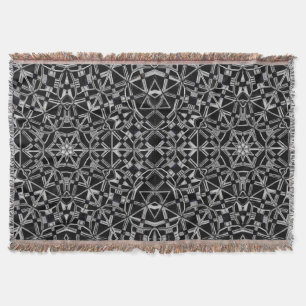 Industrial Mandala Throw Blanket