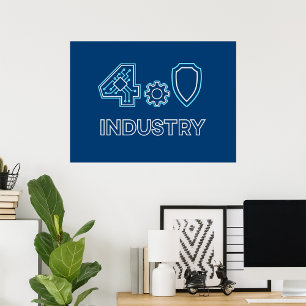 Industrial Manufacturing Poster