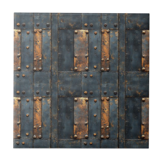 Industrial Metal Rustic  Tile (Front)