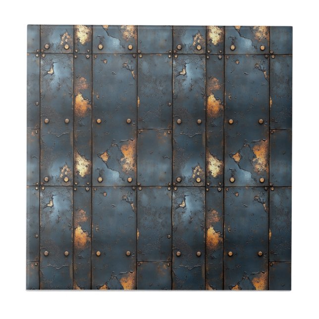 Industrial Metal Rustic  Tile (Front)