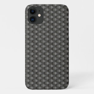 Industrial Metallic Weave Texture Print iPhone 11 Case