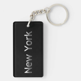 Industrial New York - On Black Key Ring