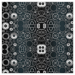 Industrial Pattern in Contemporary Style Fabric