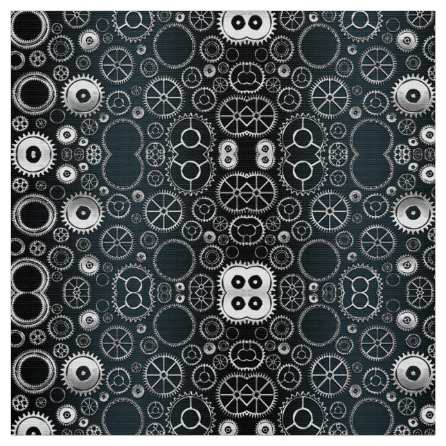 Industrial Pattern in Contemporary Style Fabric (Swatch)