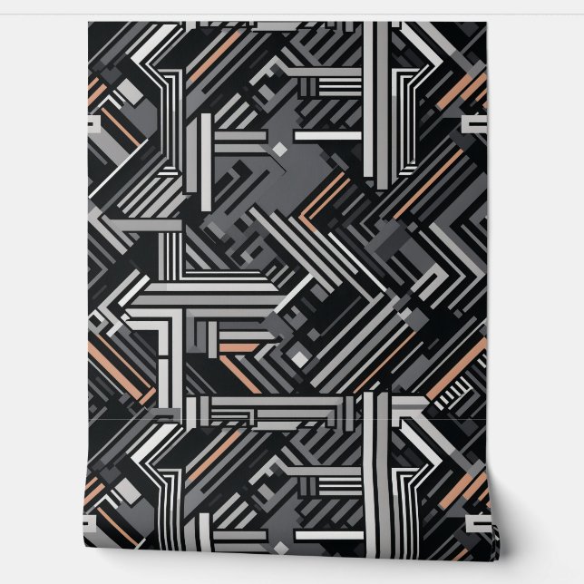 Industrial pattern wallpaper (Unrolling)