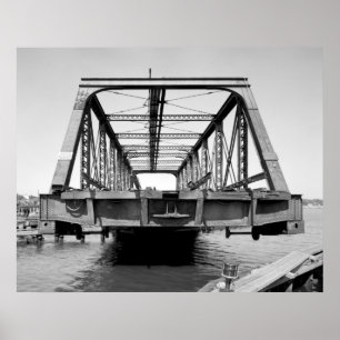 Industrial Photo - Railroad Bridge Poster