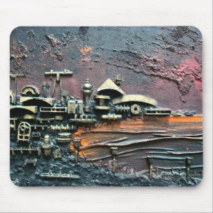 Industrial Port-part 1 by rafi talby Mouse Mat