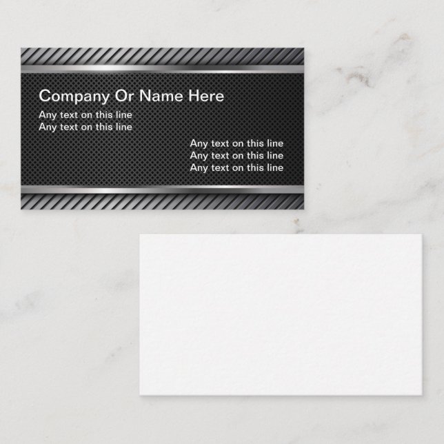 Industrial Quality Business Card (Front/Back)