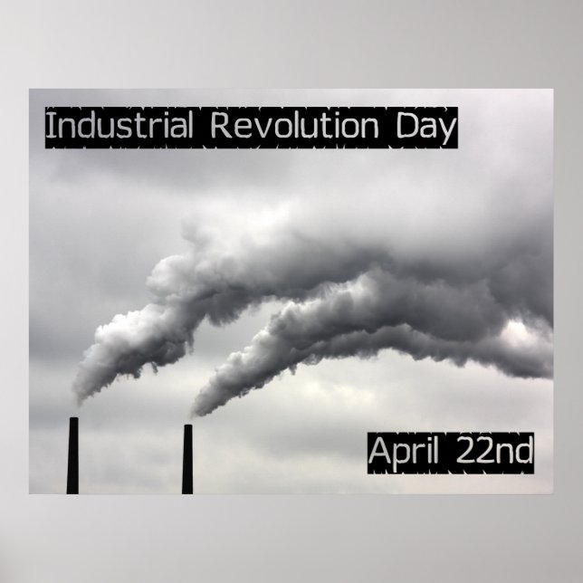 Industrial Revolution Day Poster (Front)