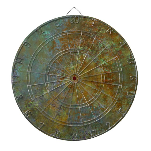 Industrial  Rustic Inspired Art Modern Trends Dartboard (Front)